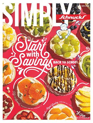 Simply Schnucks magazine cover for July/August 2026