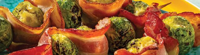 Bacon-Brussels Sprouts Skewers