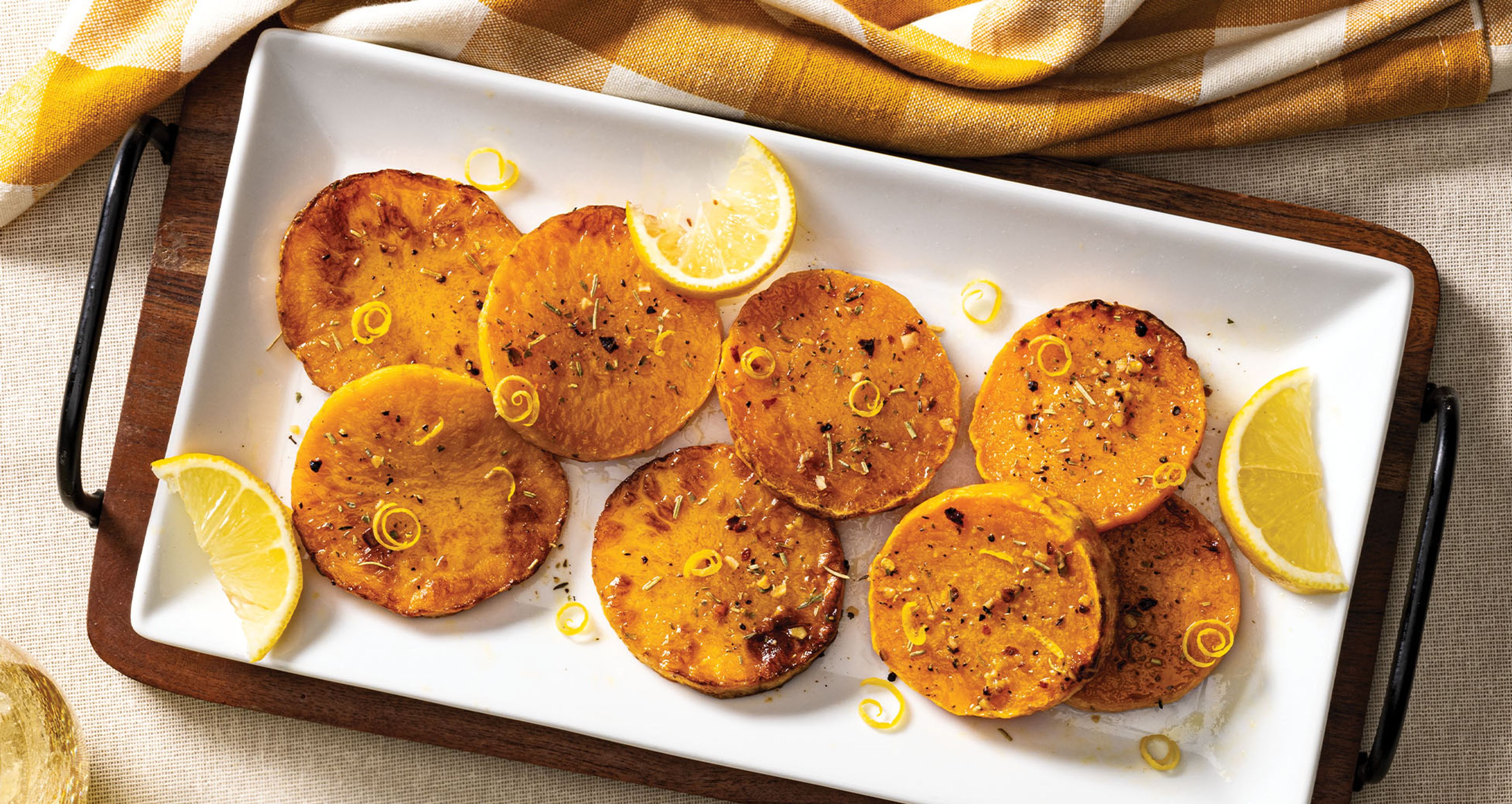 Roasted Garlic-Herb Butternut Squash