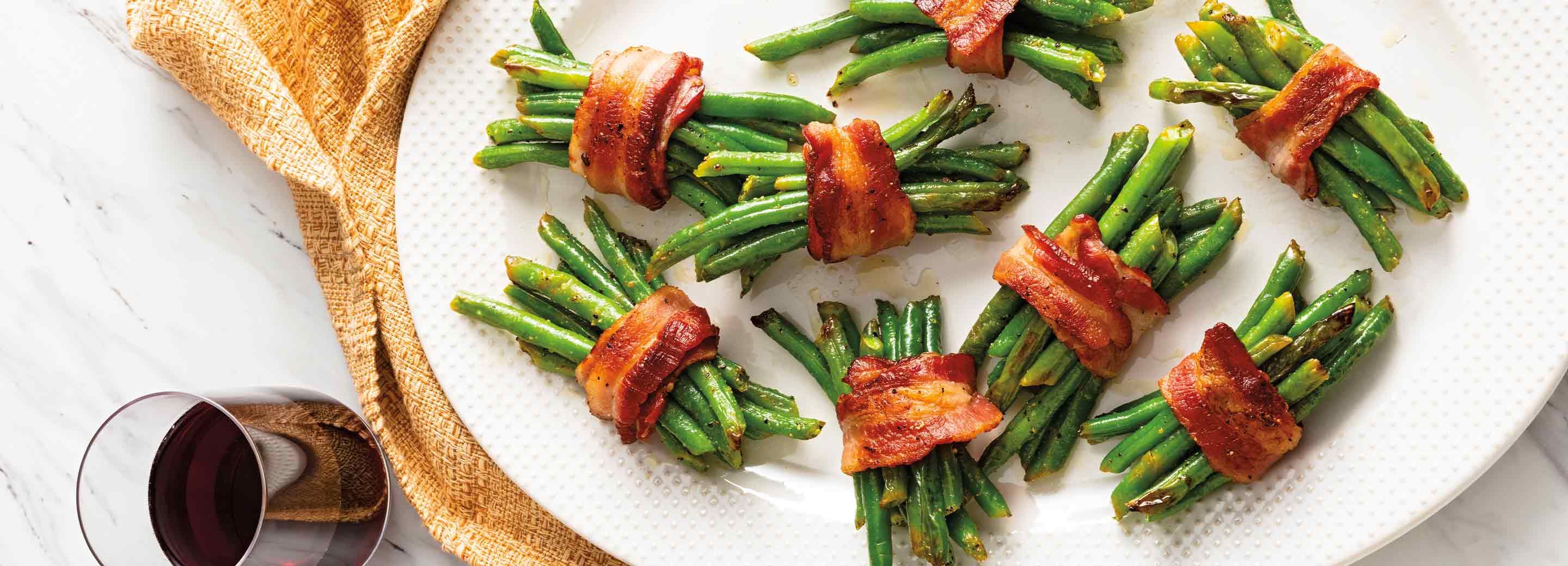 Green Bean Bacon Bundles