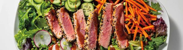 Sesame-Crusted Tuna Salad