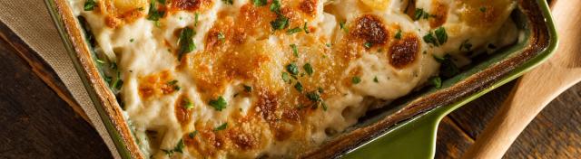 Creamy Potato-Leek Gratin