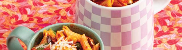 Microwave Pasta in a Mug