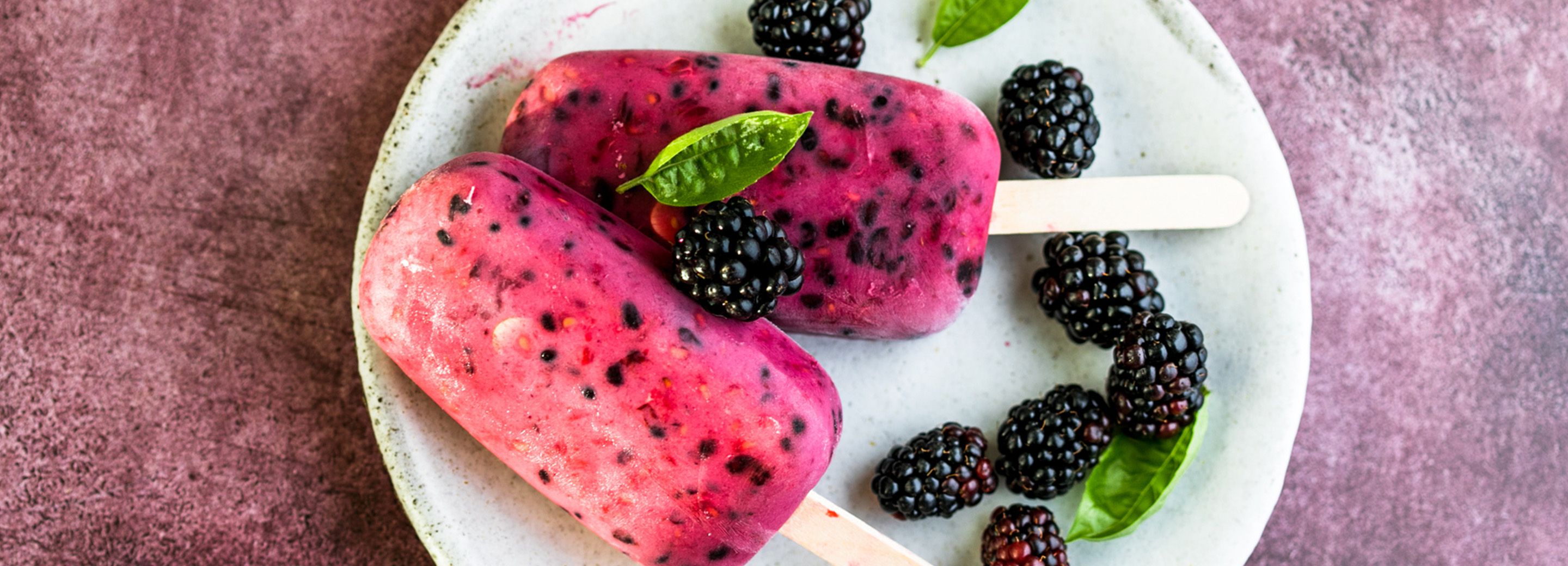 Blackberry Lemon Ice Pops