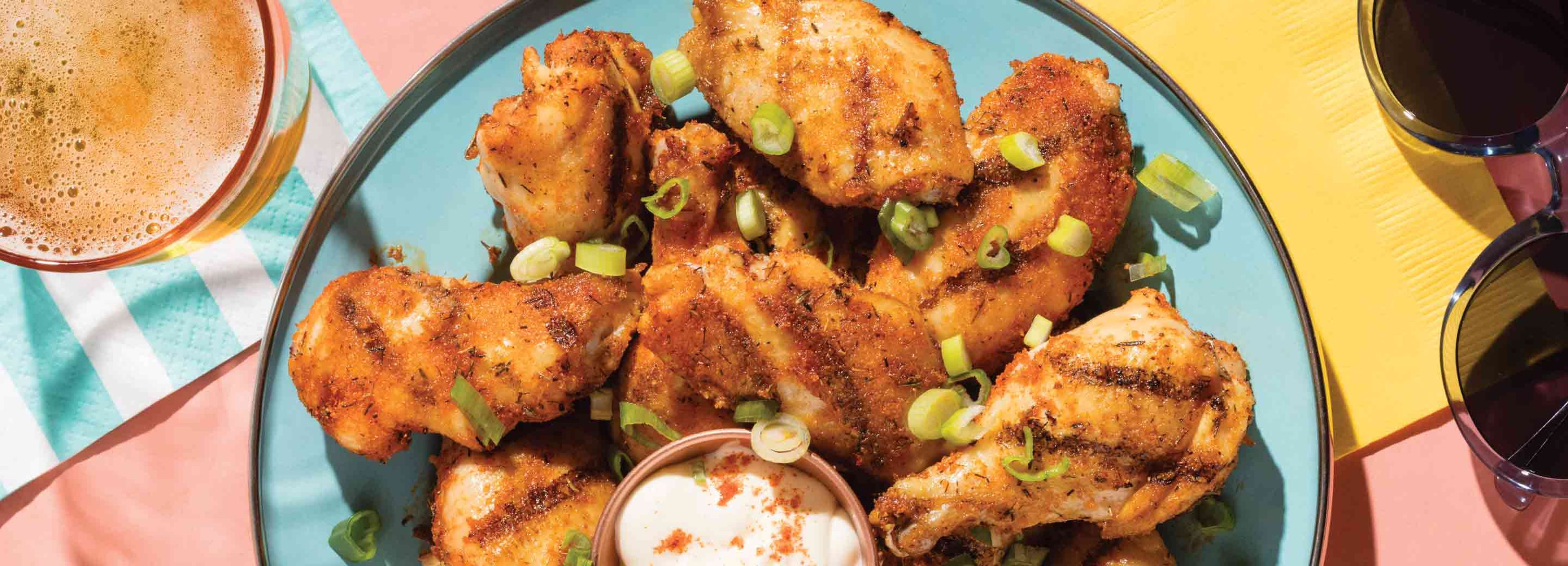 Grilled Cajun Chicken Wings Recipe