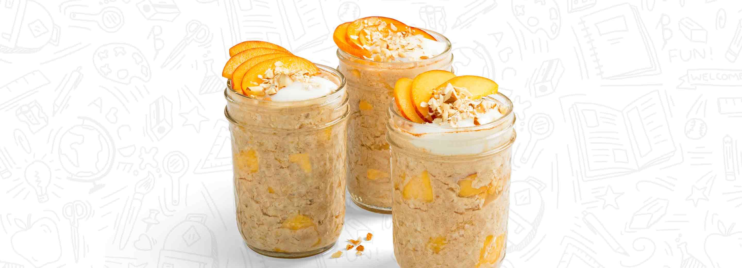 Peachy Overnight Oats