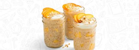 Peachy Overnight Oats