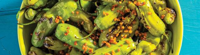 Grilled Shishito Peppers