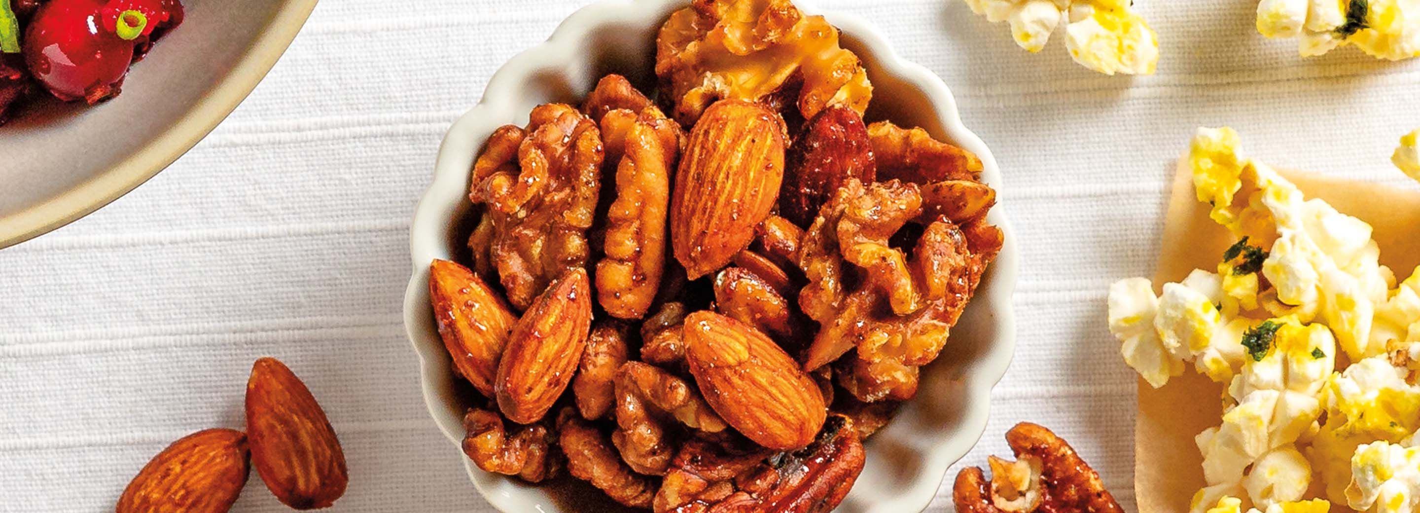 Sweet and Spicy Mixed Nuts