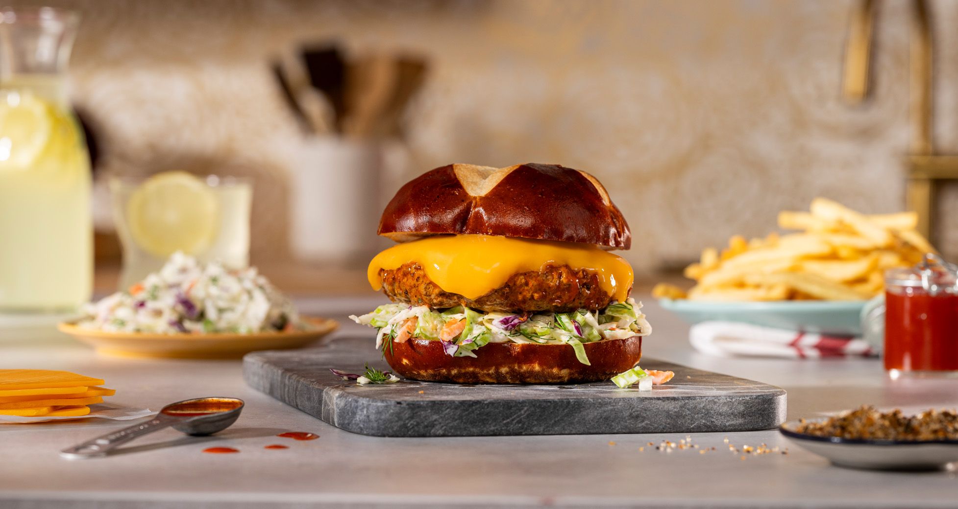 Spicy Buffalo Burger
