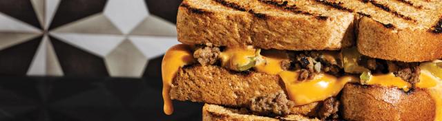 Ground Beef Grilled Cheese