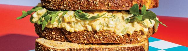 Cottage Cheese Egg Salad Sandwich