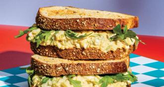 Cottage Cheese Egg Salad Sandwich