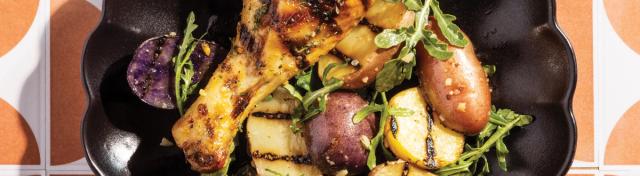 Grilled Chicken Delight with Easy Salad