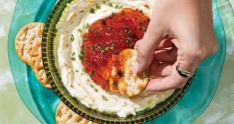 Baked Pepper Jelly Dip