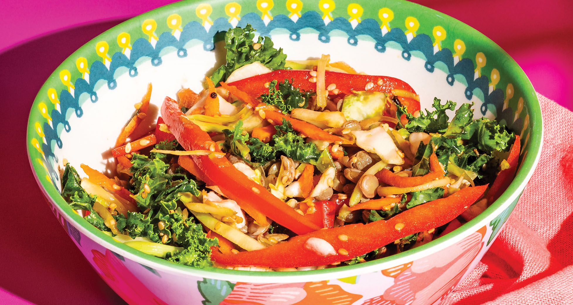 Sesame Superfood and Lentil Salad