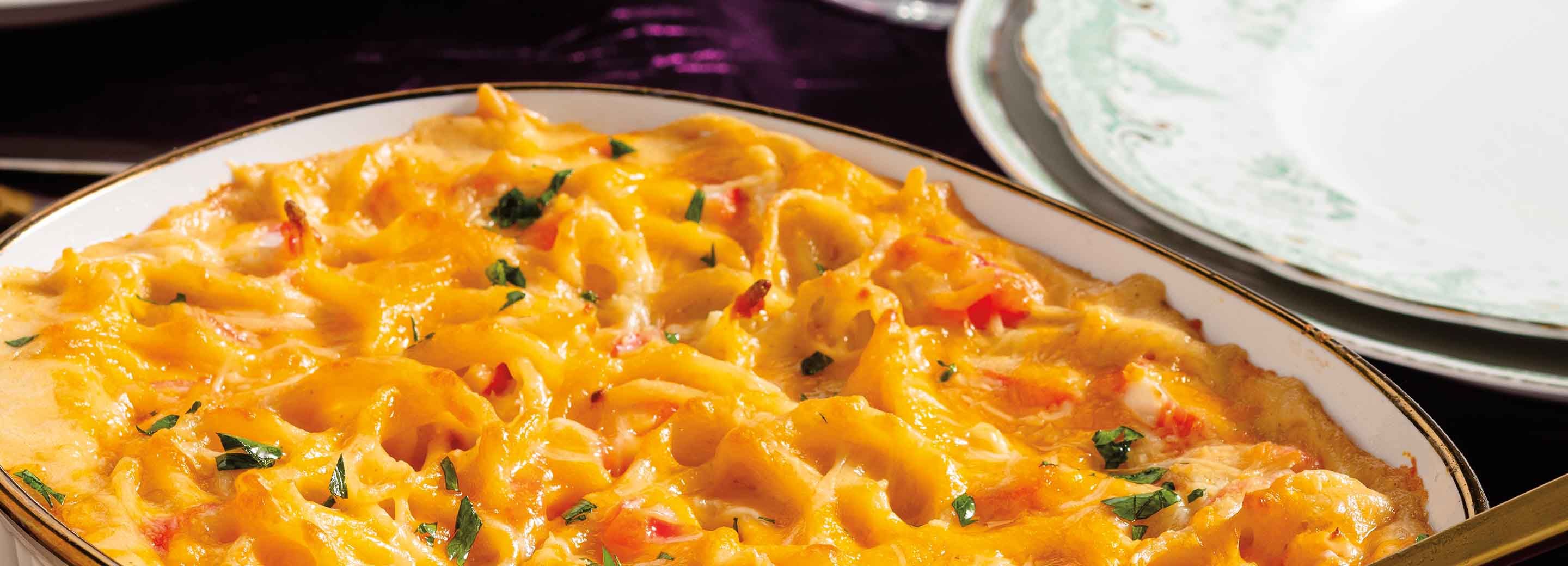 New Orleans-Style Mac & Cheese with Lobster