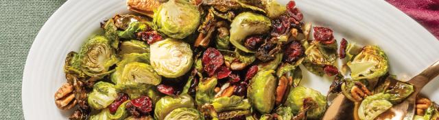 Maple-Glazed Roasted Brussels Sprouts