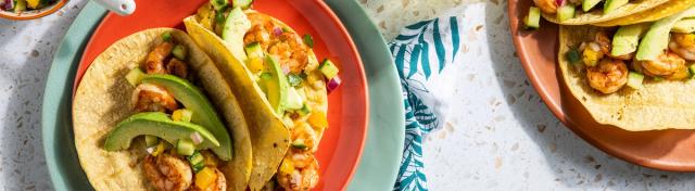 Weeknight Shrimp Tacos with Mango Salsa
