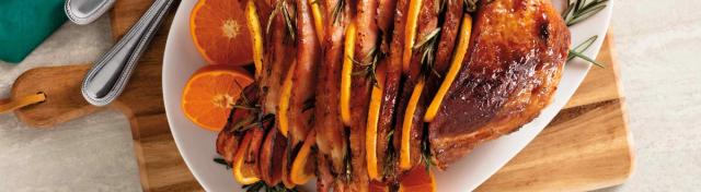 Orange Rosemary Roasted Ham