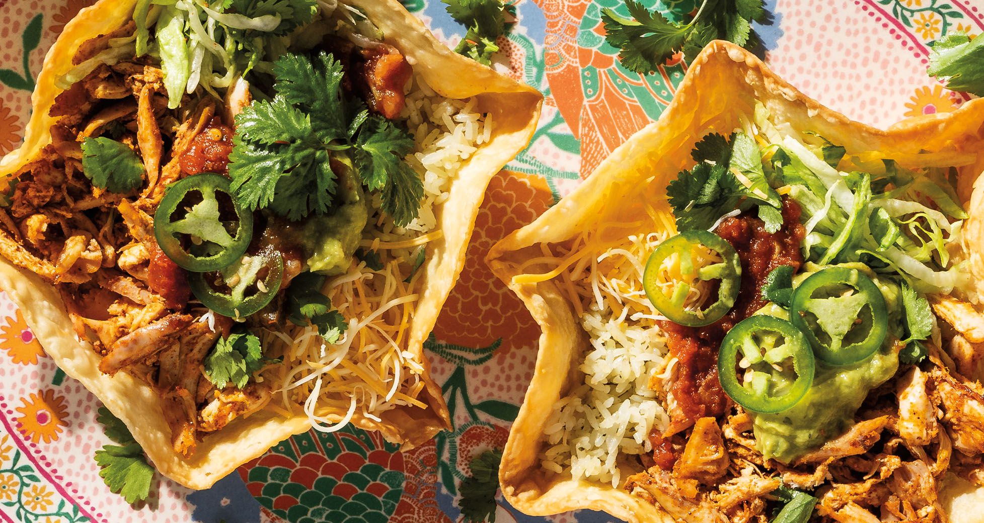 Rotisserie Chicken Taco Bowls