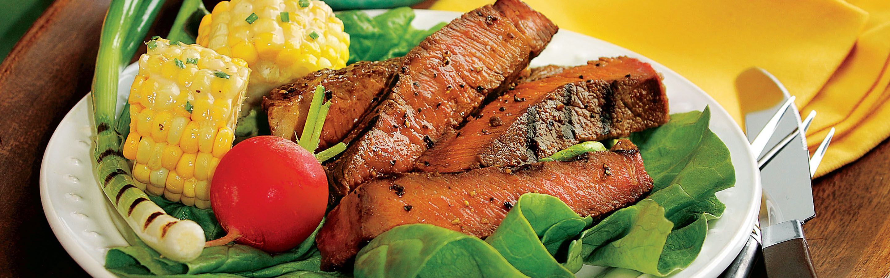 Grilled Sirloin Steak with Roadhouse Herb Butter