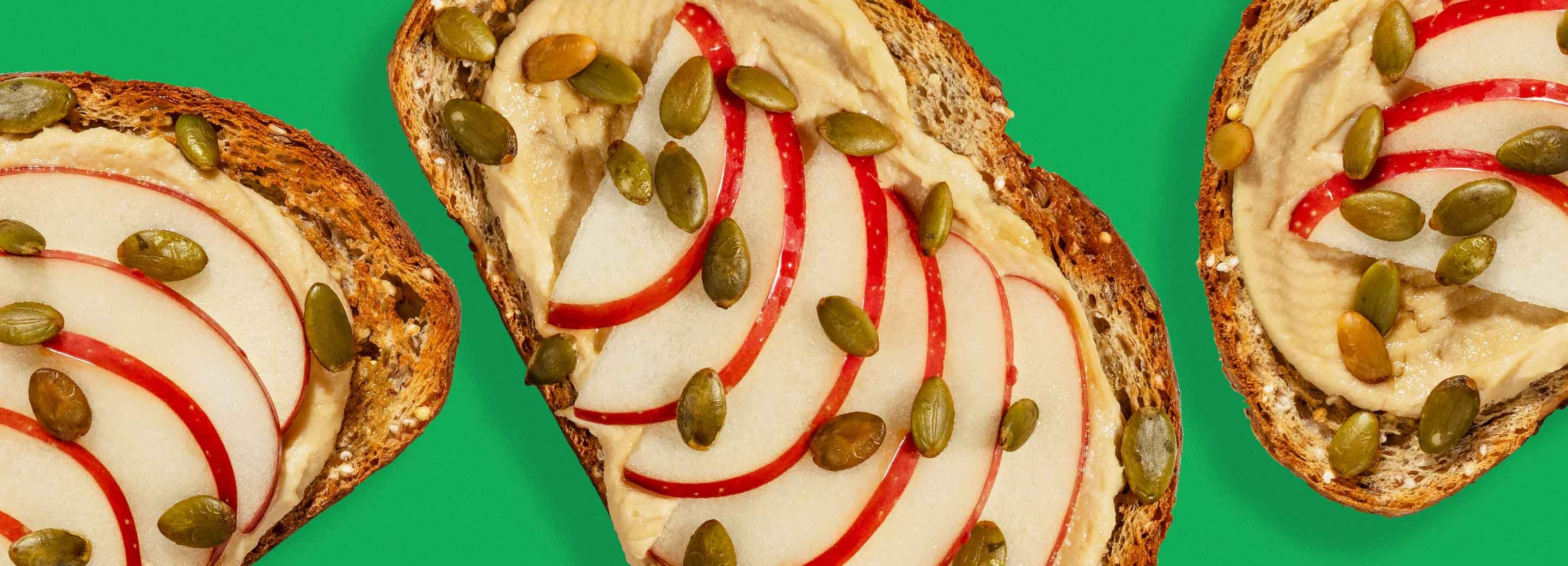Hummus and Apple Toast | Schnucks