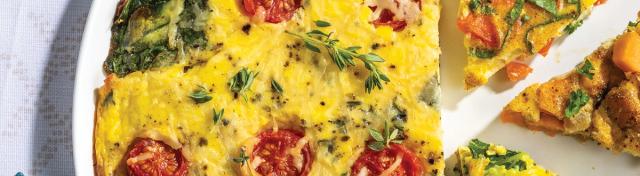 Tomato-Spinach Frittata
