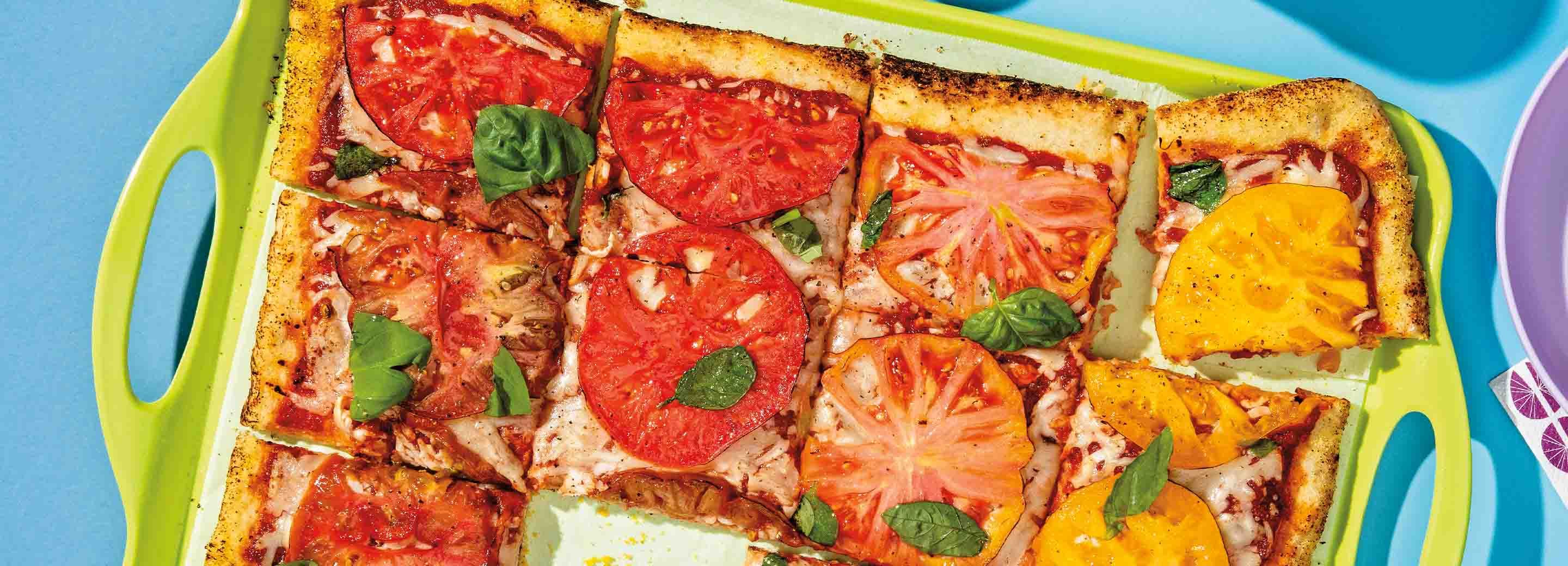 Tomato Grilled Pizza
