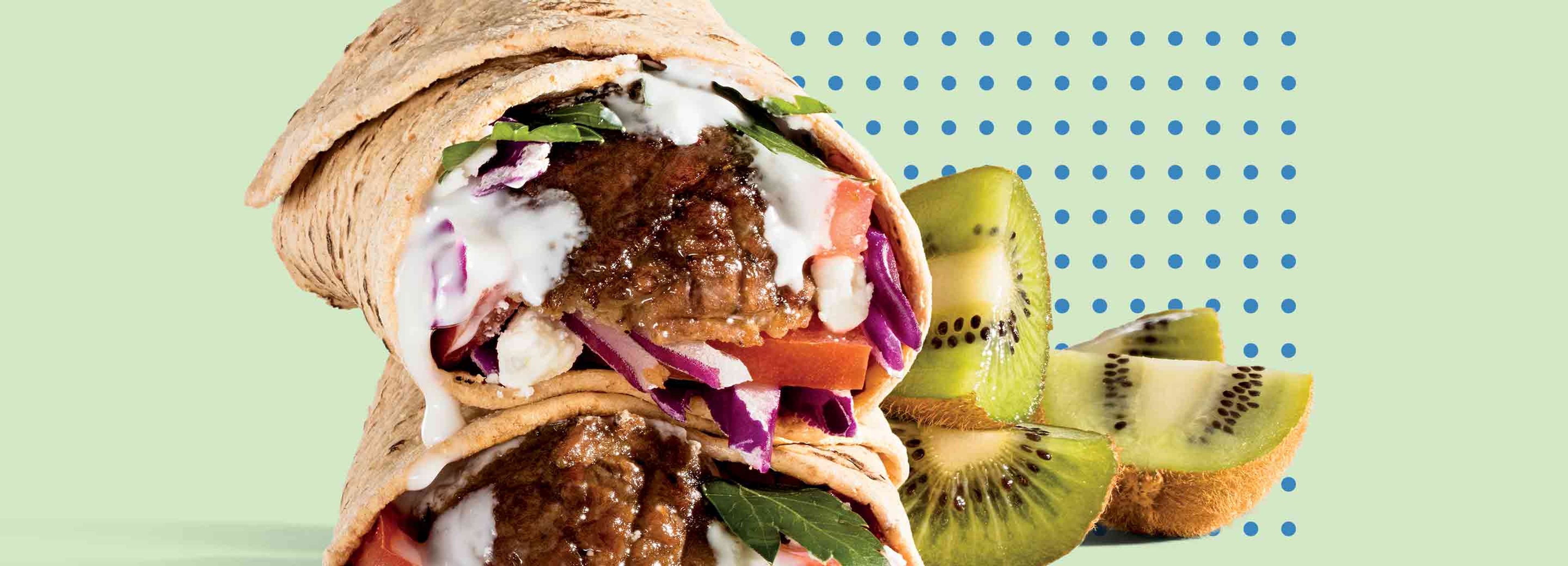 Meatless Gyro Wrap