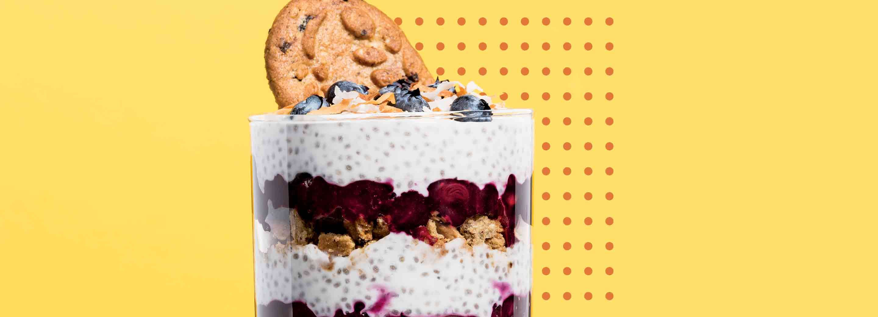 Blueberry Chia Pudding Parfait