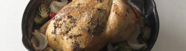 Roasted Chicken with Herbed Orange Butter