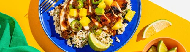Pineapple Chicken with Coconut Rice