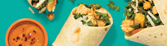 Peanut Chicken Wraps