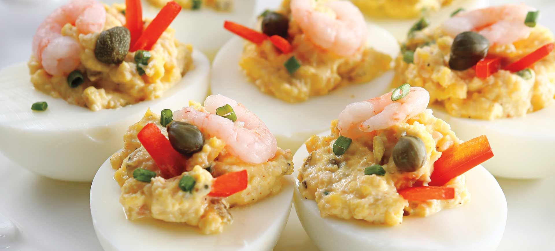 Shrimp Deviled Eggs | Schnucks