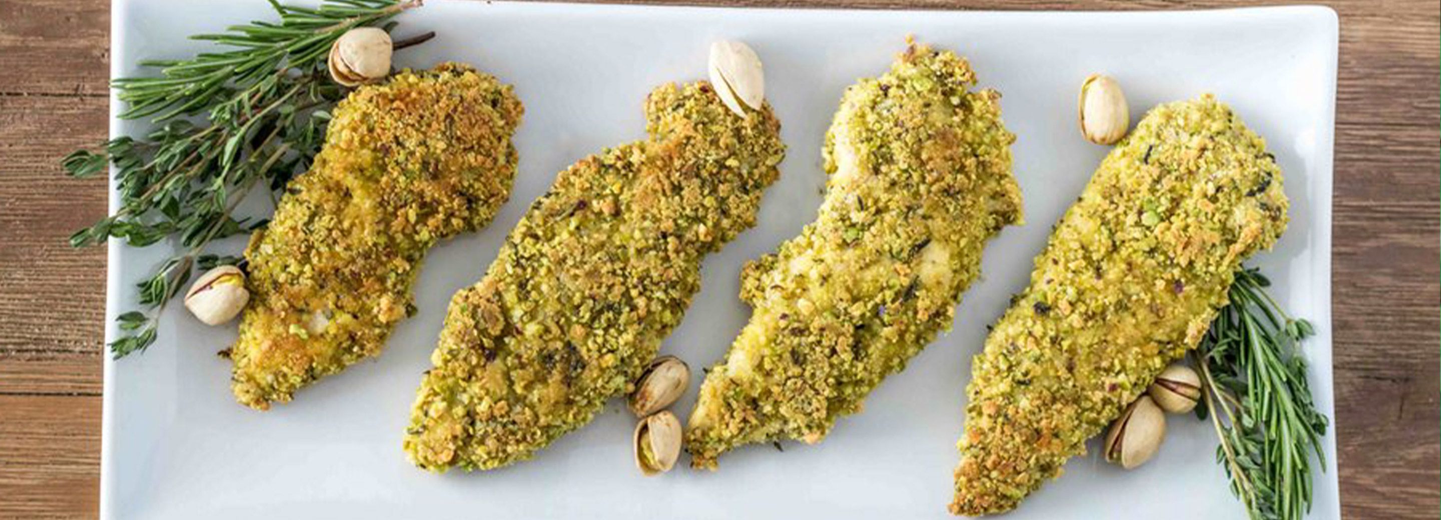 Wonderful Pistachios Coconut-Crusted Chicken