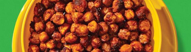 Honey-Cinnamon Crispy Roasted Chickpeas