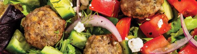 Greek Meatballs with Tzatziki