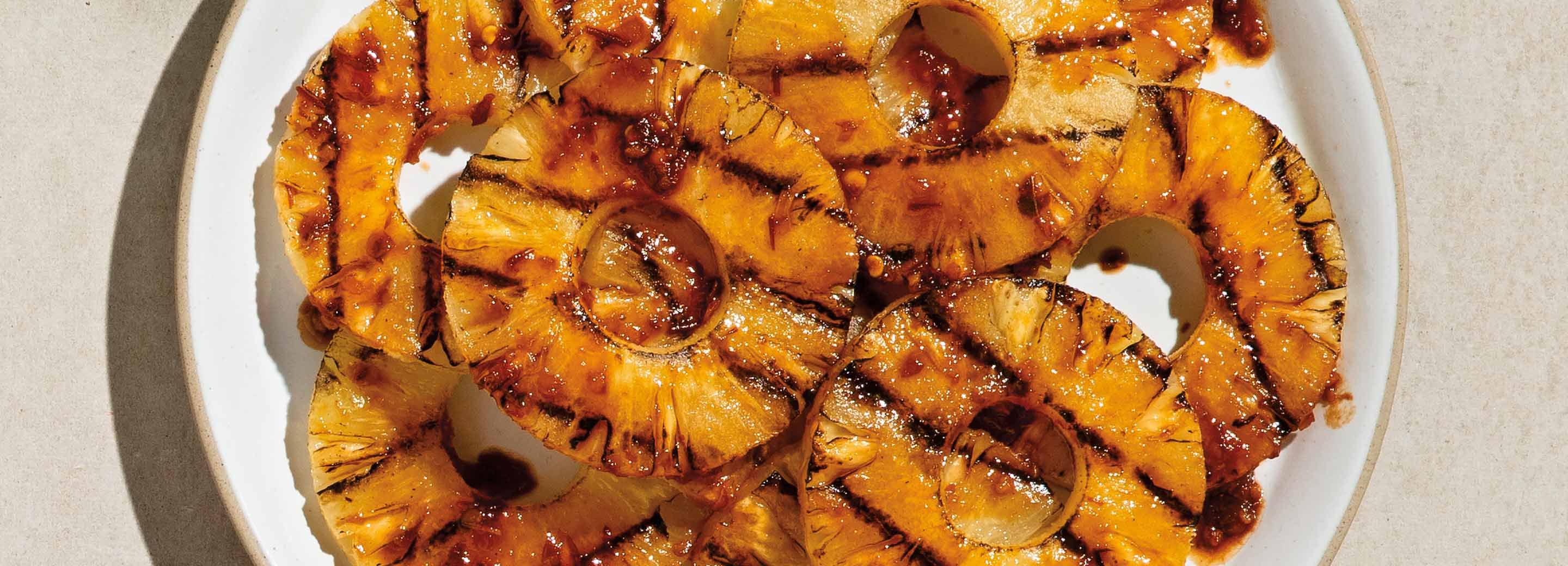 Spicy Grilled Pineapple