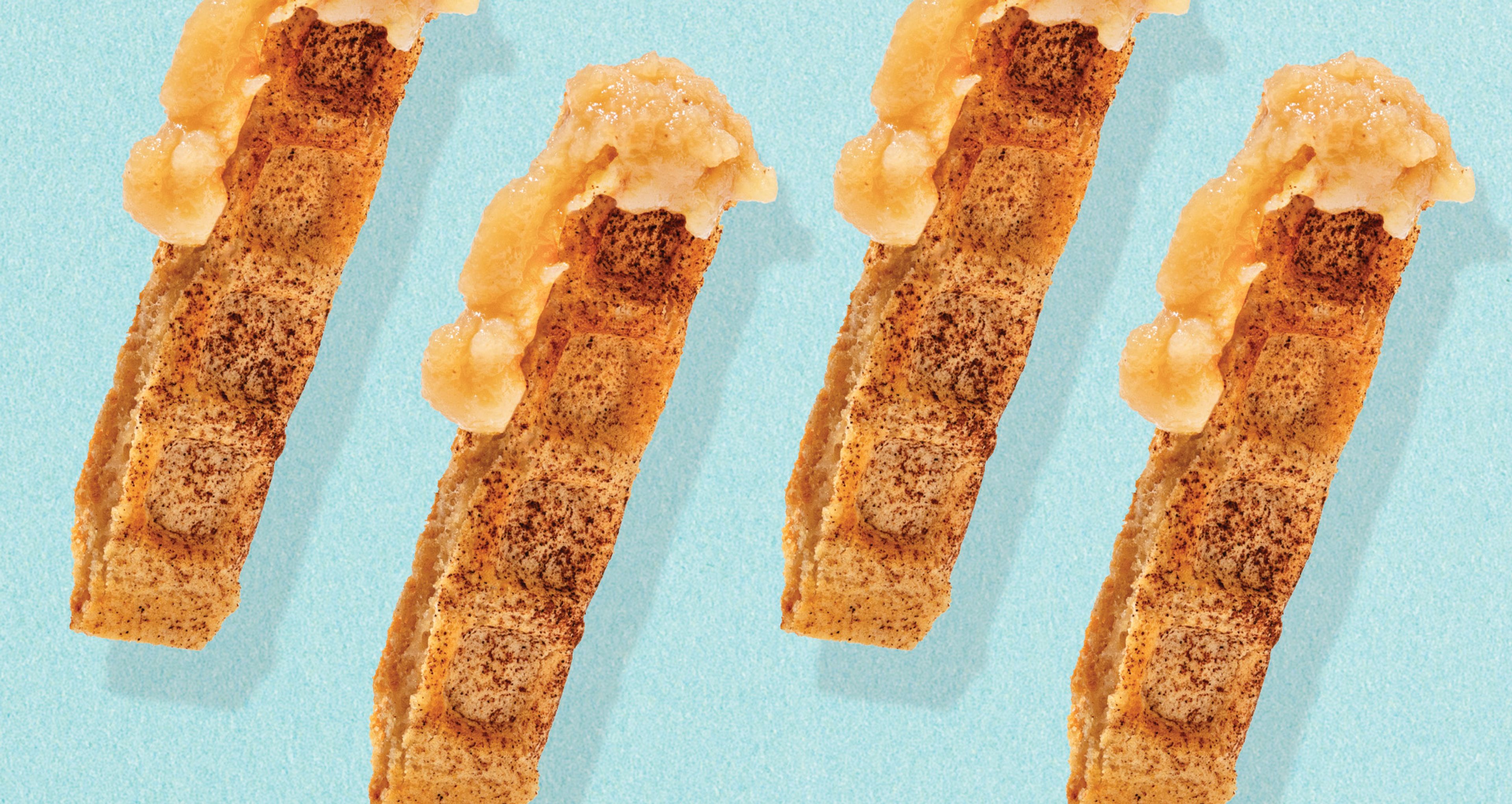 Apple Cinnamon Protein Waffle Sticks