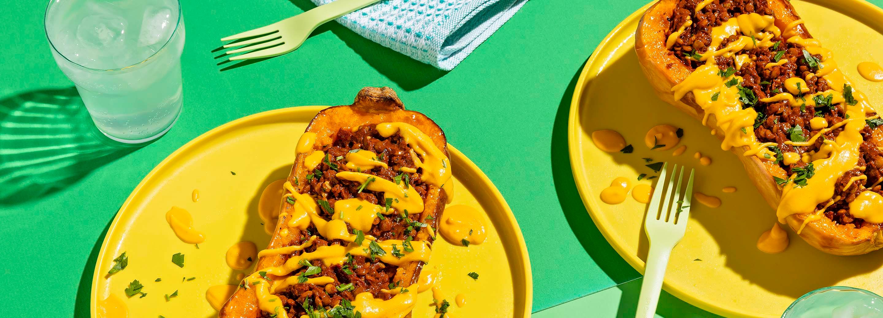 Creamy Lentil Stuffed Butternut Squash | Schnucks