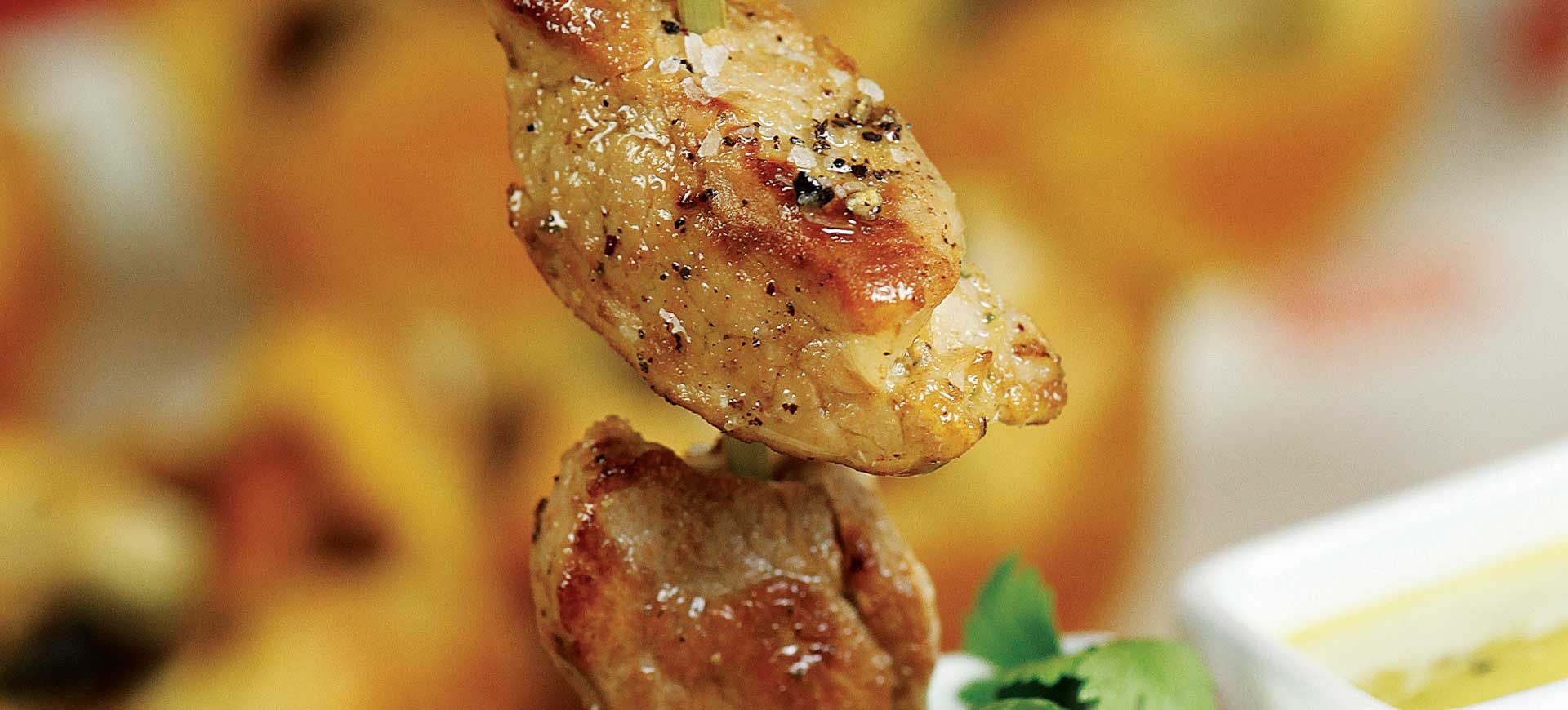 Jalapeño-Mango Pork Skewers | Schnucks
