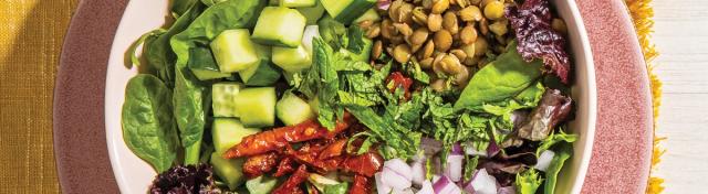 Chopped Lentil Power Salad