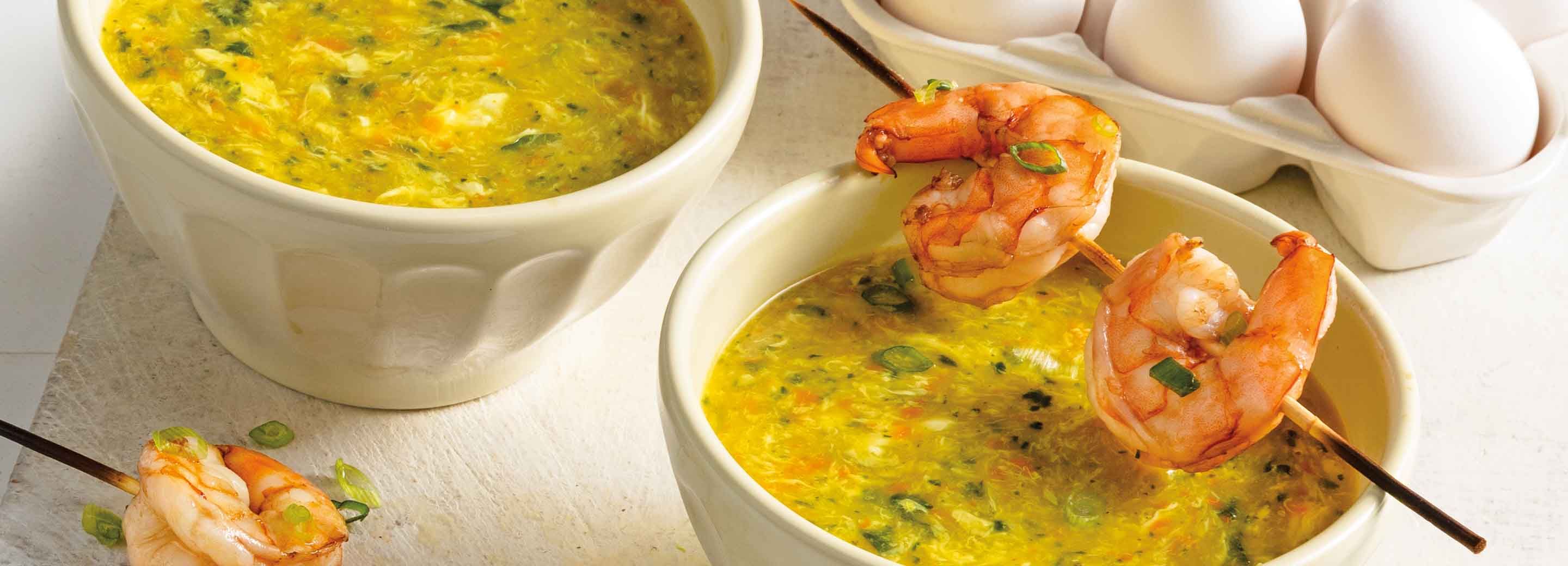 Shrimp & Egg Drop Soup