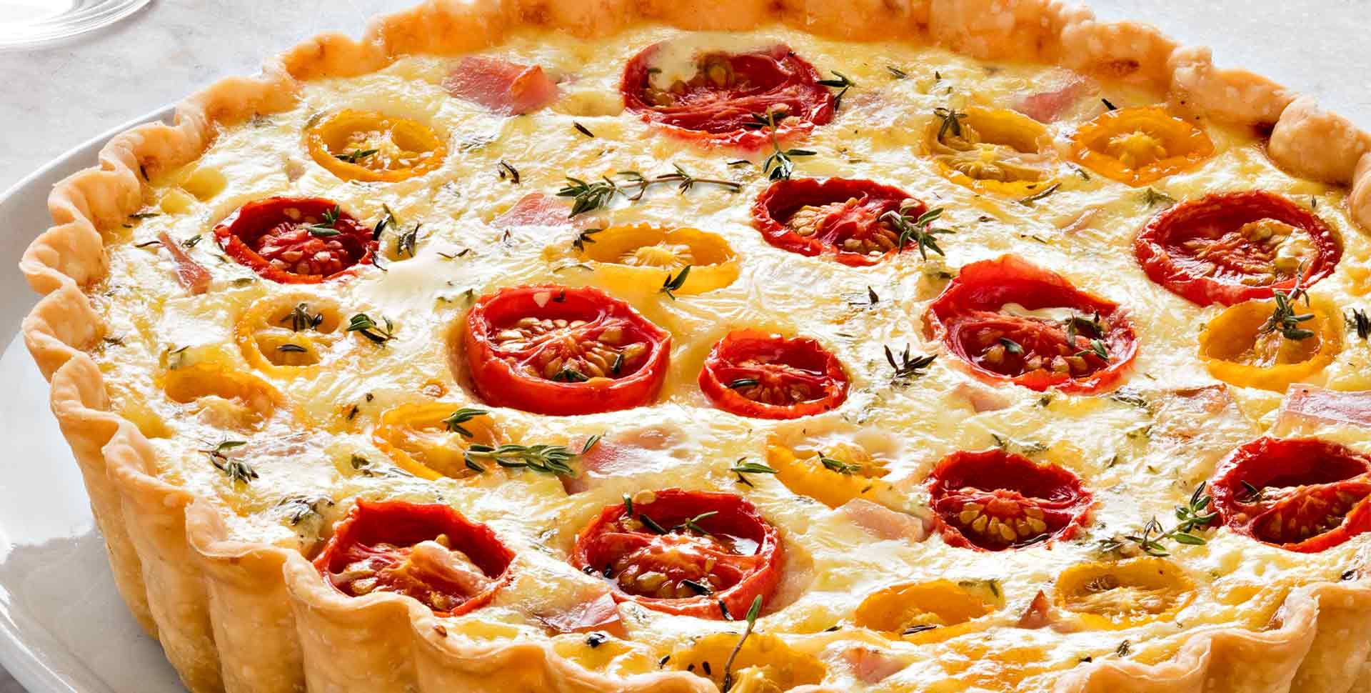 Ham and Tomato Quiche Schnucks