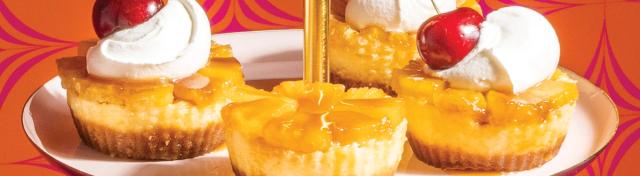 Mini Pineapple Cheesecakes