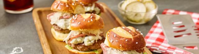 Twice is Nice White Beer Cheese Sliders