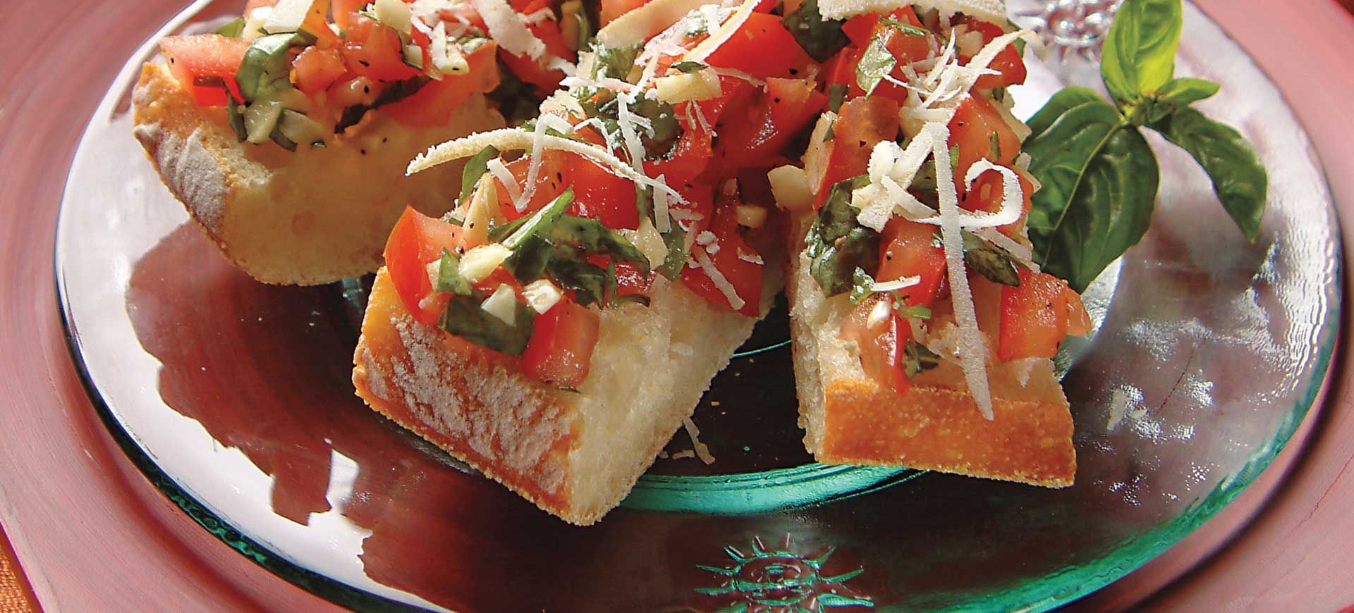 Tomato-Basil Crostini