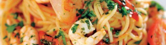 Hot-Hot Spaghetti with Shrimp