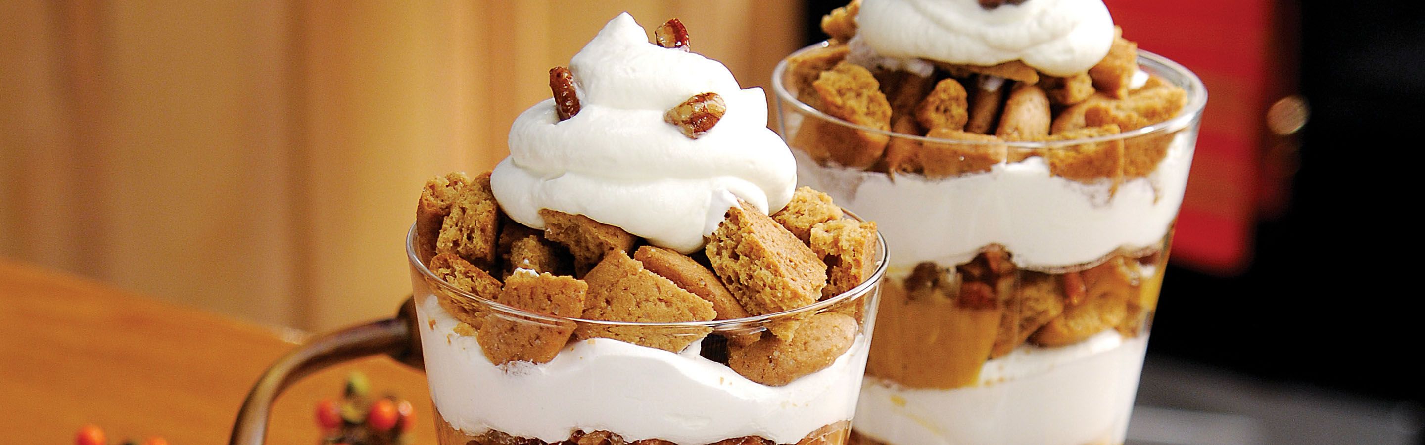 Pumpkin-Gingersnap Parfaits